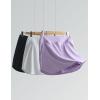 image:image3 Pack Womens Active Skorts with Pockets High Waist Athletic Skirts with Builtin Shorts for Tennis Golf WorkoutWhiteLavenderBlack