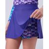 image:imageLiberty Pro 2 Pack Girls Rash Guard Two Piece Bathing Suit Long Sleeve Swimsuit  Toddler Swimwear with Skirts Shorts 3T12YPurple Mermaid