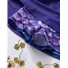 image:imageLiberty Pro 2 Pack Girls Rash Guard Two Piece Bathing Suit Long Sleeve Swimsuit  Toddler Swimwear with Skirts Shorts 3T12YPurple Mermaid