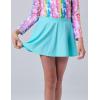 image:imageLiberty Pro 2 Pack Girls Rash Guard Two Piece Bathing Suit Long Sleeve Swimsuit  Toddler Swimwear with Skirts Shorts 3T12YRainbow Unicorns