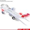 image:image6 Pack Diecast Commercial Airplane Toys 72 Big Model Airliners A380 Planes with Lights and Sound  1400 Pull Back Alloy Metal Aircraft Party Favors for Kids