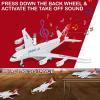image:image6 Pack Diecast Commercial Airplane Toys 72 Big Model Airliners A380 Planes with Lights and Sound  1400 Pull Back Alloy Metal Aircraft Party Favors for Kids