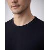 image:image3 Pack Mens Bamboo Viscose T Shirts Ultra Soft Breathable Bamboo Undershirts for Men Cooling Lounge TeesBlackBlackBlack