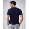 image:image3 Pack Mens Bamboo Viscose T Shirts Ultra Soft Breathable Bamboo Undershirts for Men Cooling Lounge TeesBlackGrayNavy