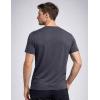 image:image3 Pack Mens Bamboo Viscose T Shirts Ultra Soft Breathable Bamboo Undershirts for Men Cooling Lounge TeesWhiteGrayNavy