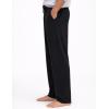 image:imageMens Pajama Pants with Short Length 27 Inseam Soft Lightweight Lounge Sleep Pants with Pockets and FlyBlack