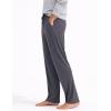 image:imageMens Pajama Pants with Short Length 27 Inseam Soft Lightweight Lounge Sleep Pants with Pockets and FlyCharcoal