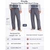 image:imageMens Pajama Pants with Short Length 27 Inseam Soft Lightweight Lounge Sleep Pants with Pockets and FlyGrey
