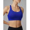 image:image2Pack High Impact Sports Bra for Women Sewnin Pads Molded Cups Adjustable Straps for Running Gym WorkoutBlackElectric Blue