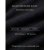 image:imageLiberty Pro Petite Womens Pajama Pants 26 Inseam  Lightweight Ankle Length Wide Leg High Waisted Lounge Pants with PocketsBlack