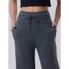 image:imageLiberty Pro Petite Womens Pajama Pants 26 Inseam  Lightweight Ankle Length Wide Leg High Waisted Lounge Pants with PocketsCharcoal