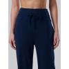 image:imageLiberty Pro Petite Womens Pajama Pants 26 Inseam  Lightweight Ankle Length Wide Leg High Waisted Lounge Pants with PocketsNavy