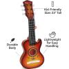 image:image23 Acoustic Guitar Kids 6 String Toy Guitar  Realistic Steel Strings  Beginner Practice First Musical Instrument for Children Toddlers NaturalCherry Sunburst