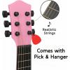 image:image23 Acoustic Guitar Kids 6 String Toy Guitar  Realistic Steel Strings  Beginner Practice First Musical Instrument for Children Toddlers NaturalPink