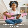 image:image23 Acoustic Guitar Kids 6 String Toy Guitar  Realistic Steel Strings  Beginner Practice First Musical Instrument for Children Toddlers NaturalPink