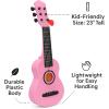 image:image23 Acoustic Guitar Kids 6 String Toy Guitar  Realistic Steel Strings  Beginner Practice First Musical Instrument for Children Toddlers NaturalPink