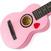 image:image23 Acoustic Guitar Kids 6 String Toy Guitar  Realistic Steel Strings  Beginner Practice First Musical Instrument for Children Toddlers NaturalPink