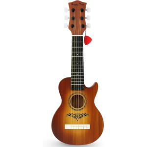 image:image23 Acoustic Guitar Kids 6 String Toy Guitar  Realistic Steel Strings  Beginner Practice First Musical Instrument for Children Toddlers NaturalBrown