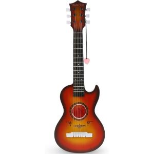 image:image23 Acoustic Guitar Kids 6 String Toy Guitar  Realistic Steel Strings  Beginner Practice First Musical Instrument for Children Toddlers NaturalCherry Sunburst