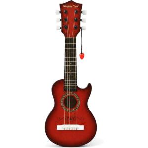 image:image23 Acoustic Guitar Kids 6 String Toy Guitar  Realistic Steel Strings  Beginner Practice First Musical Instrument for Children Toddlers NaturalMahogany