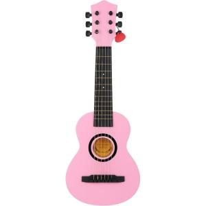 image:image23 Acoustic Guitar Kids 6 String Toy Guitar  Realistic Steel Strings  Beginner Practice First Musical Instrument for Children Toddlers NaturalPink