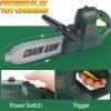 image:imageKids Electric Chainsaw Toy Tool Pretend Play Set with Safety Goggles Work Gloves  Rotating Chain and Realistic Sound Effects