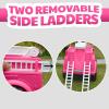 image:imageLiberty Imports Big Plastic Toy Fire Truck for Toddlers Boys and Girls  Pink Fireman Engine Vehicle with Rescue Ladders for Indoor and Outdoor Imaginative Play PinkPink