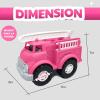 image:imageLiberty Imports Big Plastic Toy Fire Truck for Toddlers Boys and Girls  Pink Fireman Engine Vehicle with Rescue Ladders for Indoor and Outdoor Imaginative Play PinkPink