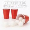 image:imageLiberty Imports Pack of 12 Beer Ping Pong Balls  White Table Tennis Balls  Lightweight Durable Seamless Bulk for Party Carnival Games Entertainment Decorations Crafts Activities
