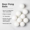 image:imageLiberty Imports Pack of 12 Beer Ping Pong Balls  White Table Tennis Balls  Lightweight Durable Seamless Bulk for Party Carnival Games Entertainment Decorations Crafts Activities
