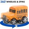 image:image12 Pack in Box Chubby School Bus Model Toys  4 inches Classic Long Nose Friction Powered 360 Rotation Vehicles  Ideal Gift Party Favors for Kids 1 Dozen