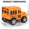 image:image12 Pack in Box Chubby School Bus Model Toys  4 inches Classic Long Nose Friction Powered 360 Rotation Vehicles  Ideal Gift Party Favors for Kids 1 Dozen