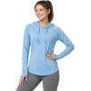 image:imageLiberty Pro Womens Sun Shirts UV Protection Long Sleeve Lightweight Quick Dry Hoodie with Thumbholes for Hiking FishingBlue
