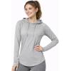 image:imageLiberty Pro Womens Sun Shirts UV Protection Long Sleeve Lightweight Quick Dry Hoodie with Thumbholes for Hiking FishingGray