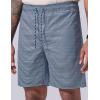 image:image3 Pack Mens 8 Chino Walking Shorts Pull On Elastic Waist Drawstring Pockets Casual Lounge HybridKhakiNavy StripeSage Green