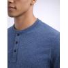 image:imageLiberty Pro 3Pack Mens Casual Henley Shirts  Comfort Soft Stretch Tees Relaxed Fit 3Button Summer TShirtsBlackNavy BlueHeather Gray