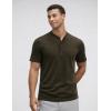 image:imageLiberty Pro 3Pack Mens Casual Henley Shirts  Comfort Soft Stretch Tees Relaxed Fit 3Button Summer TShirtsIvoryBlackOlive Green