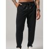 image:imageLiberty Pro 2 Pack Mens Joggers for Shorter Men  29 Inseam Sweatpants with Zip Pockets Regular Fit Tapered Workout PantsGrayBlack