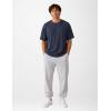 image:imageMens Oversized T Shirt Drop Shoulder Loose Fit Tee Soft Lightweight Short Sleeve Crew Neck Casual Gym Workout ShirtSlate Blue
