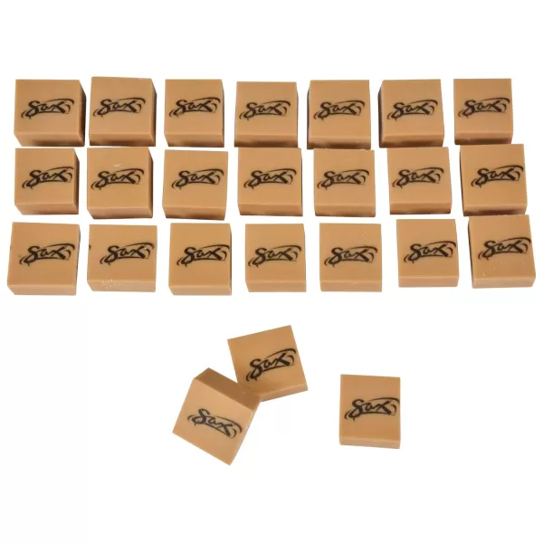imageSax 438473 Art Gum Block Erasers 1 x 1 x 12 Inches Pack of 24