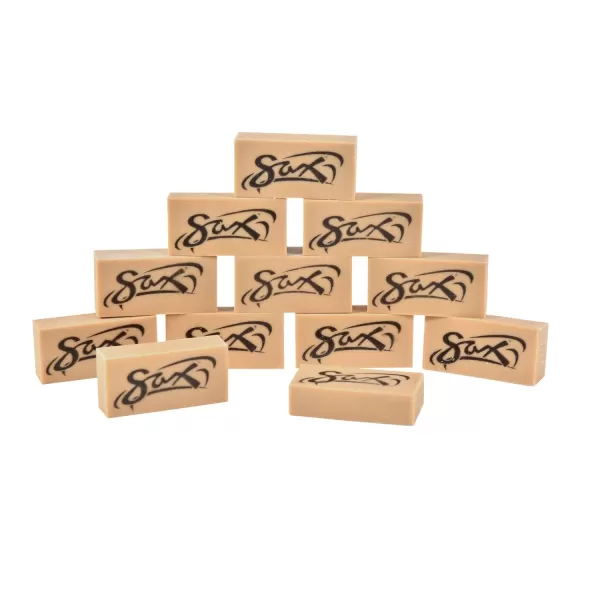imageSax Gum Art Erasers 2 x 1 x 12 Inches Brown Pack of 12  438476