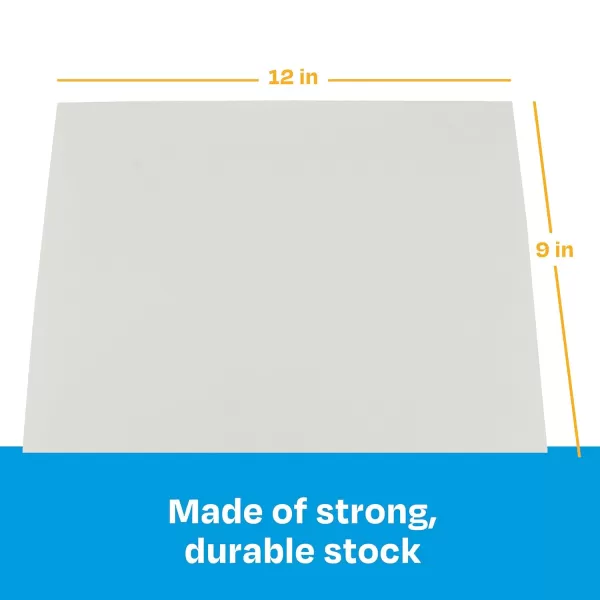 imageSax Sulphite Drawing Paper 90 lb 9 x 12 Inches ExtraWhite Pack of 500  206321