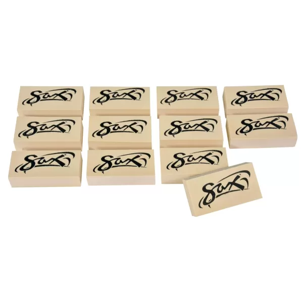 imageSax438485 Soap Erasers  2 x 1 x 58 inches  Pack of 12White