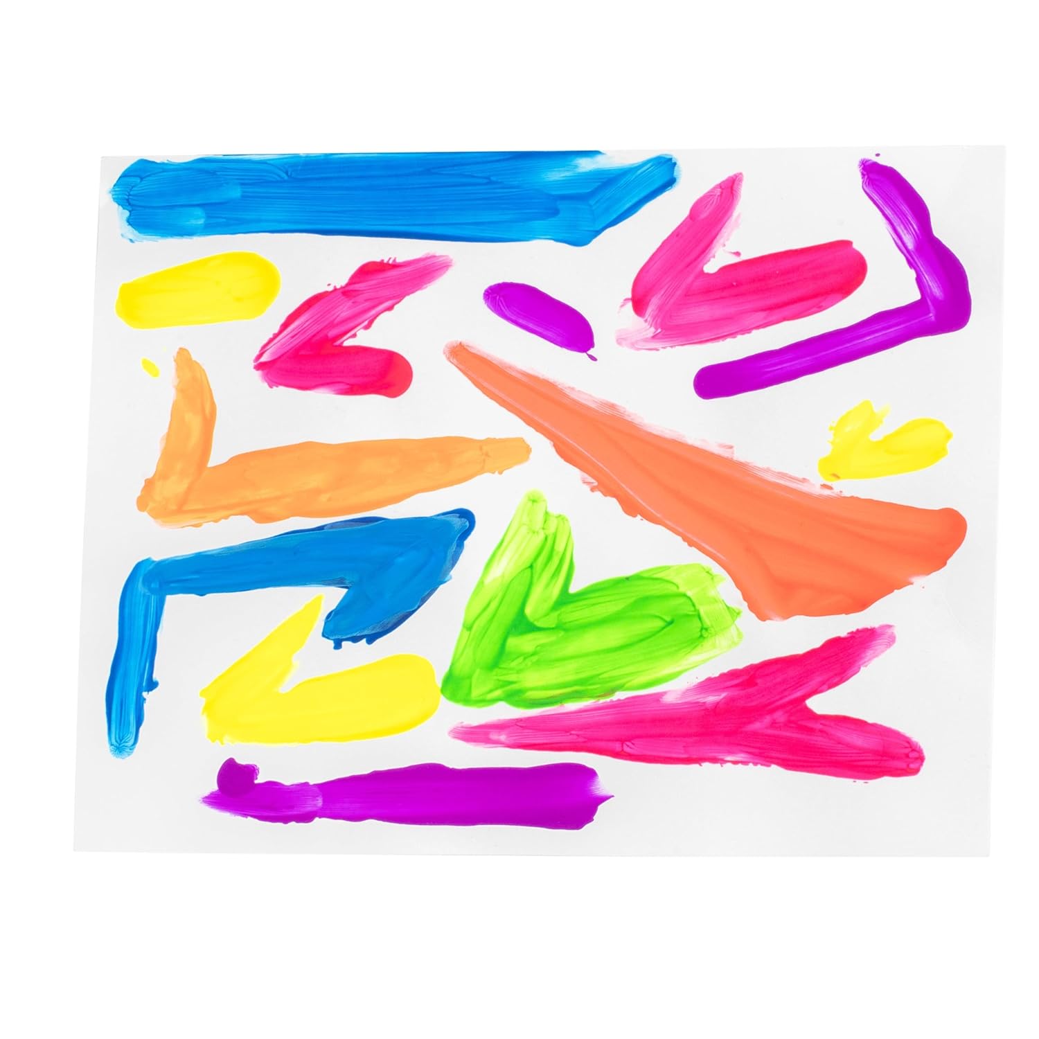 imageSax Versatemp Tempera Paints Assorted Fluorescent Colors 6 Count Pack of 1 1440727