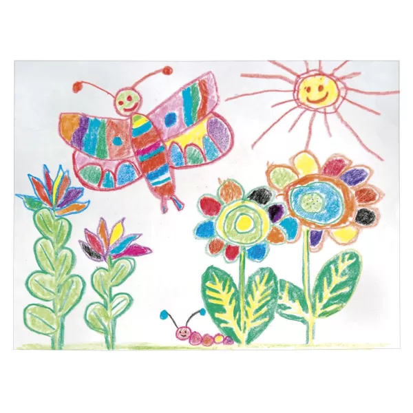 imageSax Sulphite Drawing Paper 9 x 12 Inches ExtraWhite Pack of 500  053931