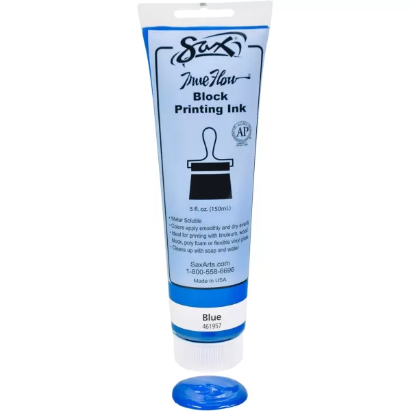 imageSax True Flow Water Soluble Block Printing Ink  5 Ounce Tube  Blue  4619571 Count Pack of 1
