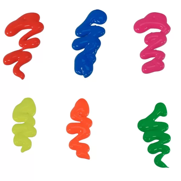 imageSax Versatemp Tempera Paints Assorted Fluorescent Colors 6 Count Pack of 1 1440727