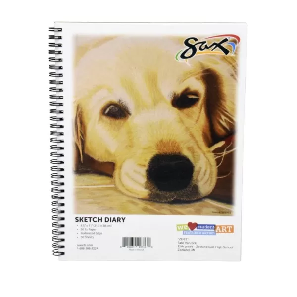 imageSax SKETCH DIARY 85X11 IN 50 LB 50 SHTS