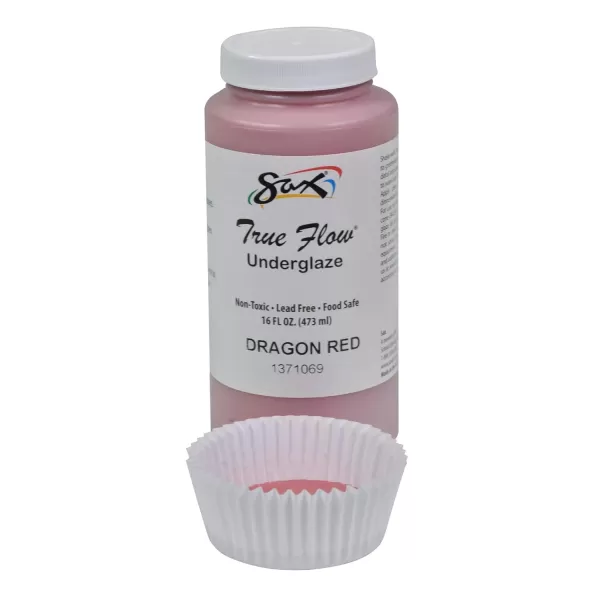imageSax  1371069 True Flow Underglaze Dragon Red 1 Pint