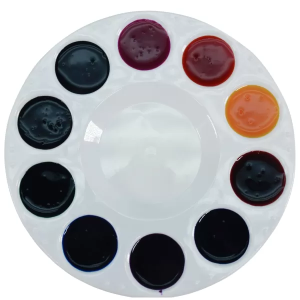 imageSax Liquid Washable Watercolor Paints 8 Ounces Assorted Colors Set of 10
